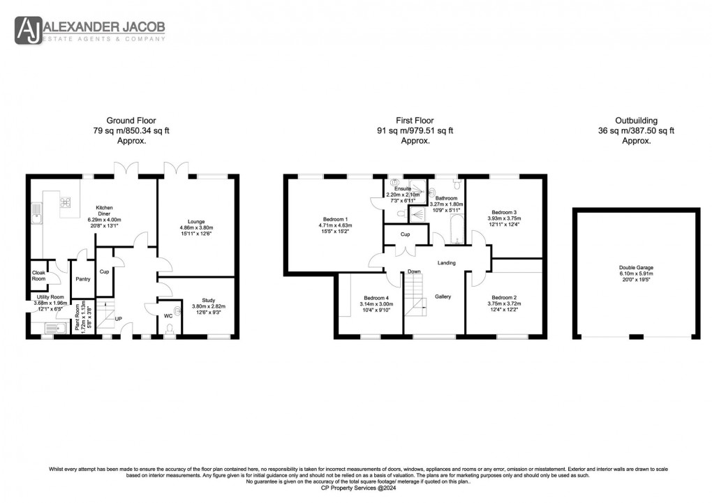 Floorplan for St. Peters Court, Newton-On-Trent, LN1