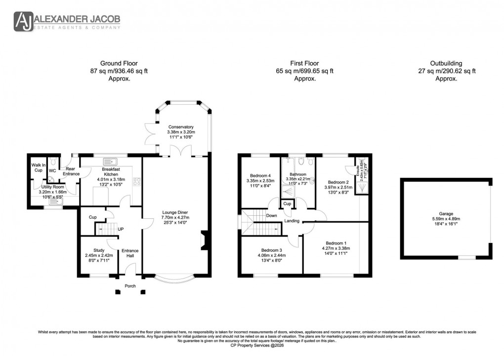 Floorplan for The Meadows, Beckingham, DN10