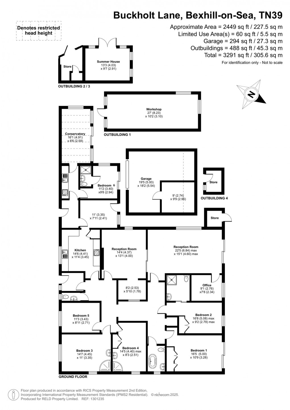 Floorplan for Buckholt Lane, Bexhill-On-Sea, TN39