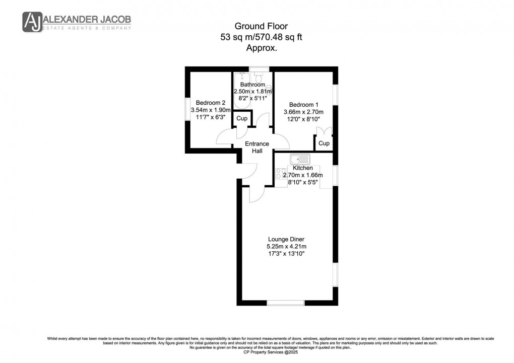 Floorplan for Waterfields, Retford, DN22
