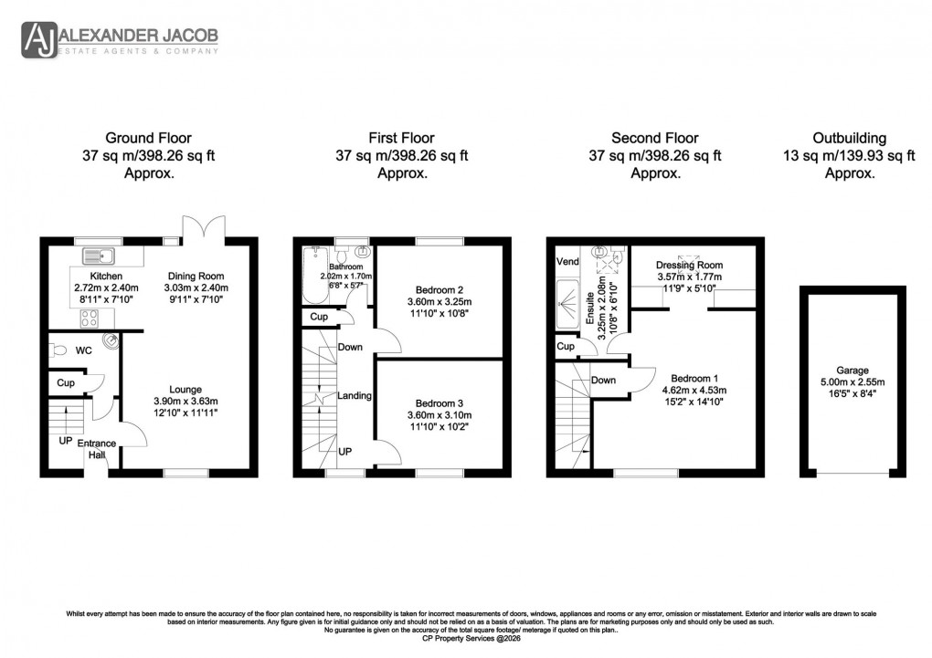 Floorplan for Canterbury Close, Retford, DN22